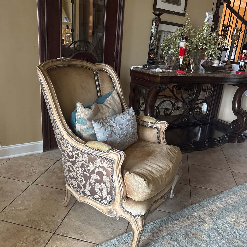 Louis XV Style Bergere Armchair